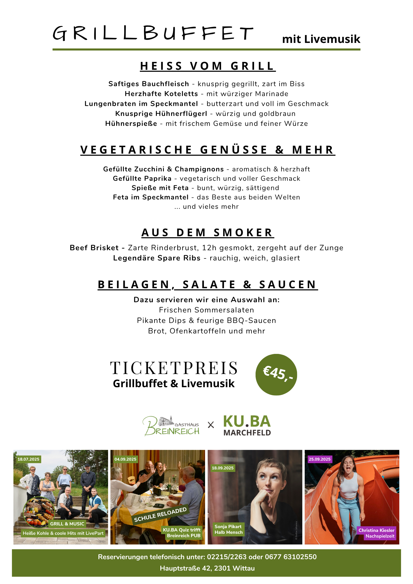 KU.BA Grillbuffet KU.BA Grillbuffet